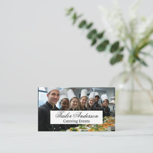 Culinary Chef Catering Staff 名刺 (スタンド正面)