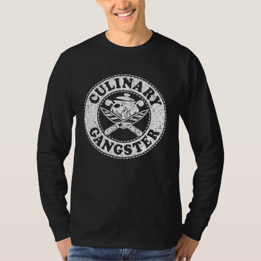 Culinary Gangster Cooking Cook Culinary Chef For M Tシャツ (正面)