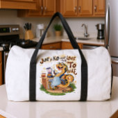 Culinary Serpent: A Snake in an Apron ダッフルバッグ