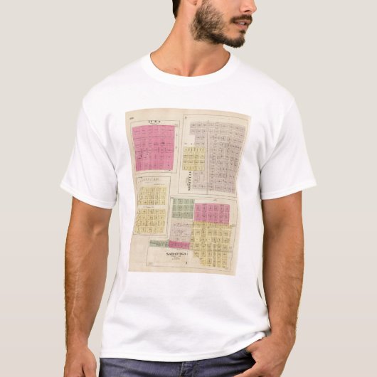 Cullison、Saratoga、Brenham、カンザス Tシャツ (正面)