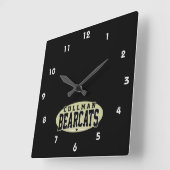 Cullmanの高等学校; 闘士 スクエア壁時計 (傾斜)