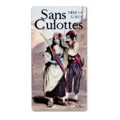 Culottes Sans ラベル (正面)