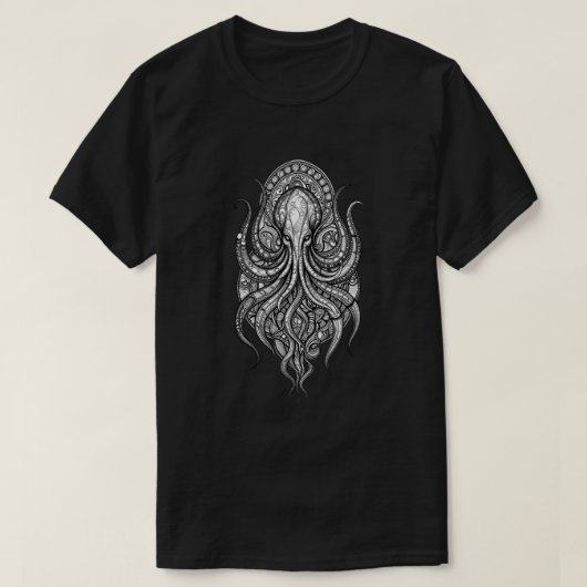 CULT CTHULHU 01 Graphic Art T-Shirt Cthulhu  Tシャツ (デザイン正面)