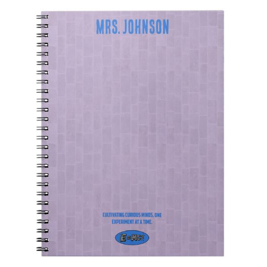 Cultivating Curious Minds: One Experiment At Time ノートブック (正面)