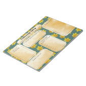 Cultivating Today Desk – Daily Intention Daffodil ノートパッド (アングル)