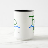 Cultivator™幸せな15ozのマグ マグカップ (中央)