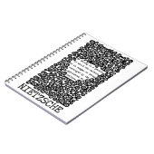 CULTUREはニーチェによって引用文されている ノートブック (左側)