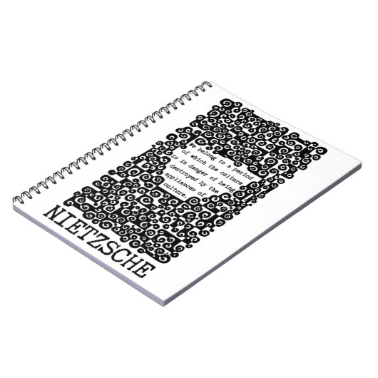 CULTUREはニーチェによって引用文されている ノートブック (左側)