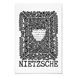 CULTUREは危険哲学にある引用文Nietzsche フォトプリント