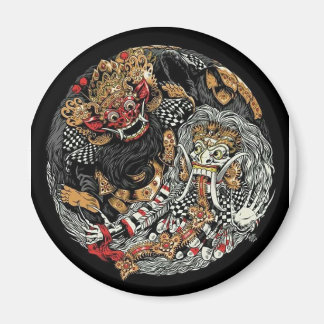 Culture Bali，インドネシア，フォトマグネット マグネット