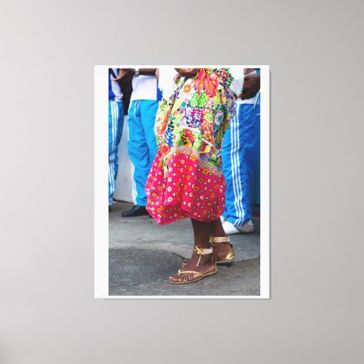 culture dancing キャンバスプリント (正面)