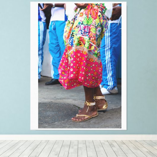 culture dancing キャンバスプリント (インサイチュ (ウッドフロア))