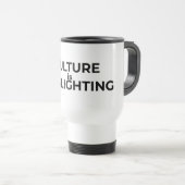 Culture Is Gaslighting Minimalist Insulated  トラベルマグ (正面右)