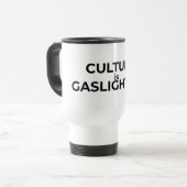 Culture Is Gaslighting Minimalist Insulated  トラベルマグ (正面左)