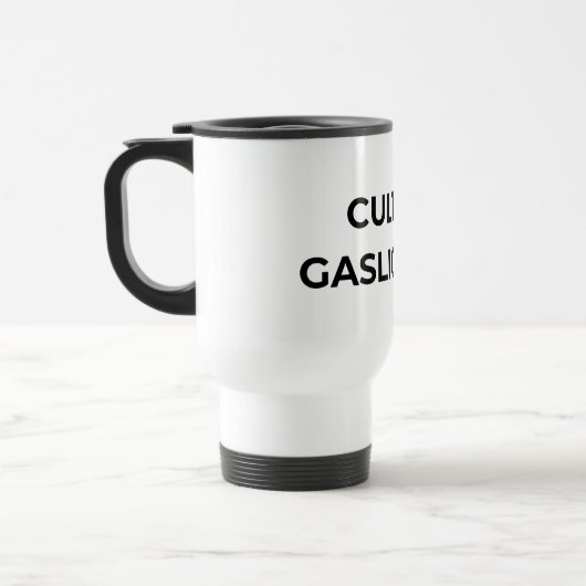 Culture Is Gaslighting Minimalist Insulated  トラベルマグ (左)