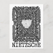   CULTURE is in danger philosophy quote Nietzsche ポストカード (正面)