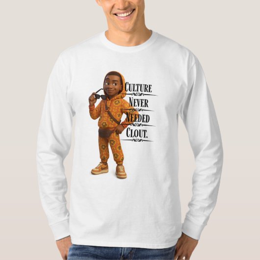 Culture Never Needed Clout,Pixarstyle 3D Tシャツ (正面)