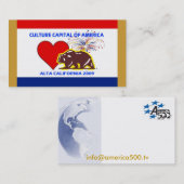 CultureCapital 2009年のNotecard 名刺 (正面/裏面)