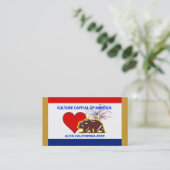 CultureCapital 2009年のNotecard 名刺 (スタンド正面)