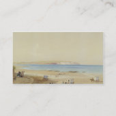 Culverの崖、人間の島(w/c、ペン及びインクのbodyc 名刺 (裏面)