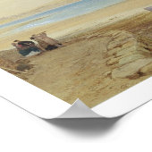 Culver Cliff, Isle of Wight (w/c, pen & ink, bodic ポスター (角)