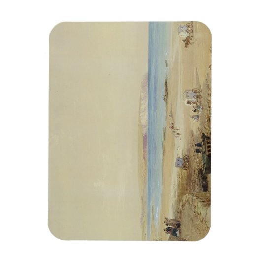 Culver Cliff, Isle of Wight (w/c, pen & ink, bodic マグネット (縦)