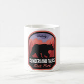 Cumberland Falls State Park KY Bear コーヒーマグカップ (中央)