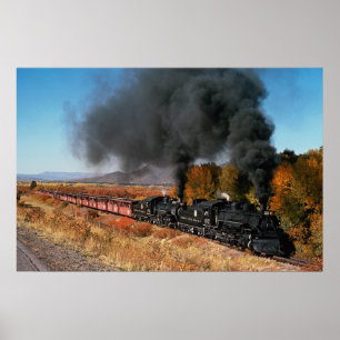 CumbresおよびToltecの鉄道、第487および第484、 ポスター