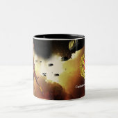 Cumbria ACFの士官候補生のマグ ツートーンマグカップ (中央)