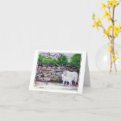 Cumbrian Sheep Art/考えs of You カード (黄色い花)