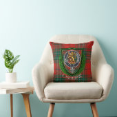 Cumming Scottish Clan Tartan & Crest クッション (椅子)