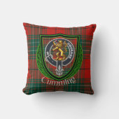 Cumming Scottish Clan Tartan & Crest クッション (正面)