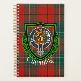 Cumming Scottish Clan Tartan & Crest プランナー手帳