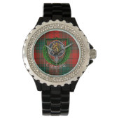 Cumming Scottish Clan Tartan & Crest 腕時計 (正面)
