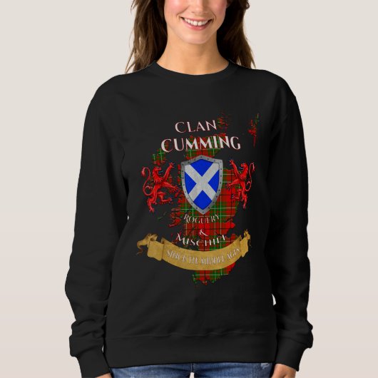 Cumming Scottish Family Clan Middle Ages Mischief スウェットシャツ (正面)