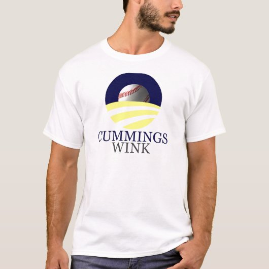 Cummings -まばたき、"変更私達はあってもいいです… -カスタマイズ tシャツ (正面)
