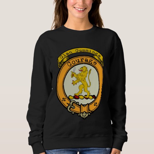 Cummings Clan Scottish Crest スウェットシャツ (正面)