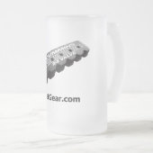 Cumminsターボディーゼルビールガラス フロストグラスビールジョッキ (正面右)