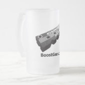 Cumminsターボディーゼルビールガラス フロストグラスビールジョッキ (正面左)