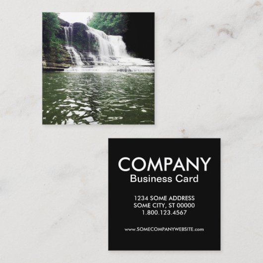 cummins滝 スクエア名刺 (正面/裏面)