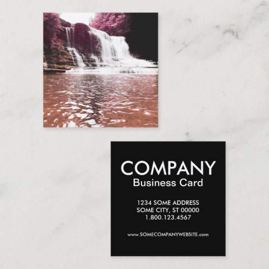 cummins滝 スクエア名刺 (正面/裏面)