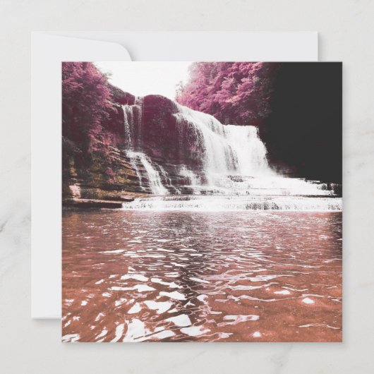 cummins滝 招待状 (正面)