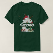 Cummins Christmasw Cummins Name for funny Xmas Tシャツ (デザイン正面)