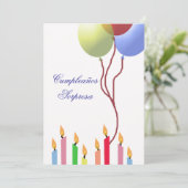 Cumpleaños -招待状 招待状 (スタンド正面)