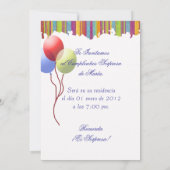 Cumpleaños -招待状 招待状 (裏面)