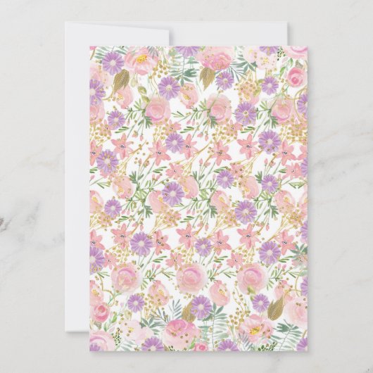 Cumpleaños de la Princesa 招待状 (裏面)