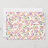 Cumpleaños de la Princesa 招待状 (裏面)