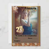 cumpleanos Invitation 招待状 (正面)