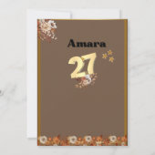 cumpleanos Invitation 招待状 (裏面)