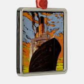 Cunardヨーロッパアメリカ メタルオーナメント (右)